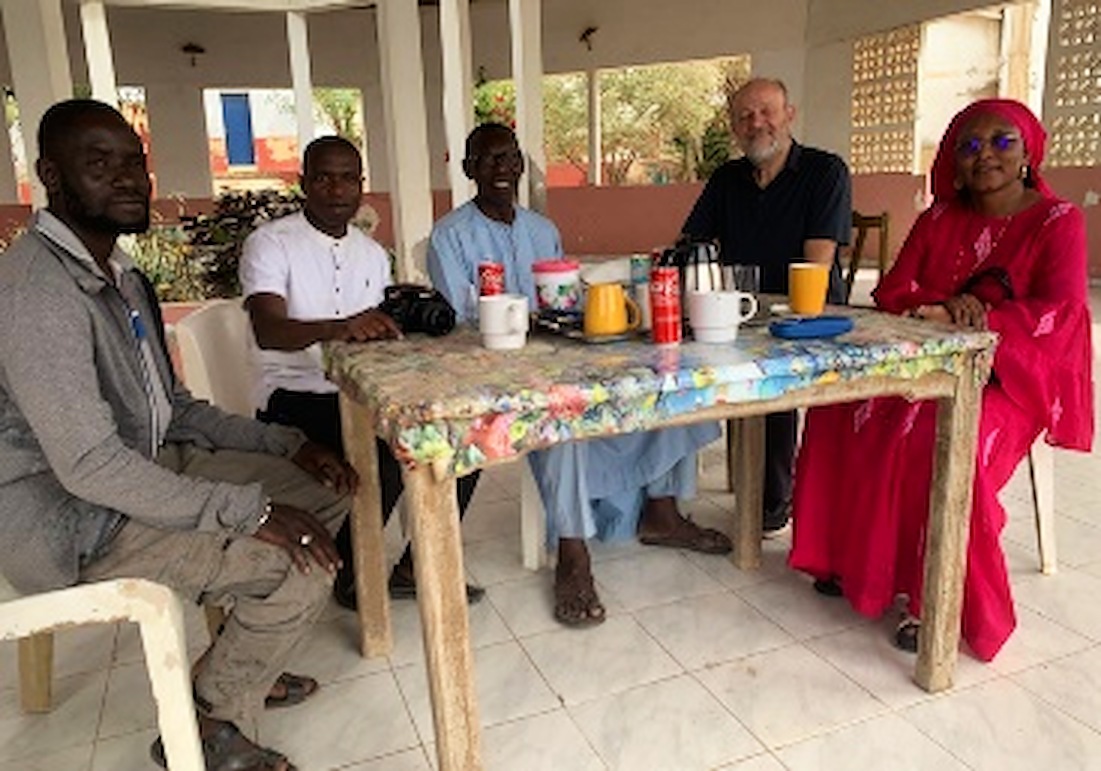 Accueil de la delegation du CFP de Mbour au centre de Ngaparou