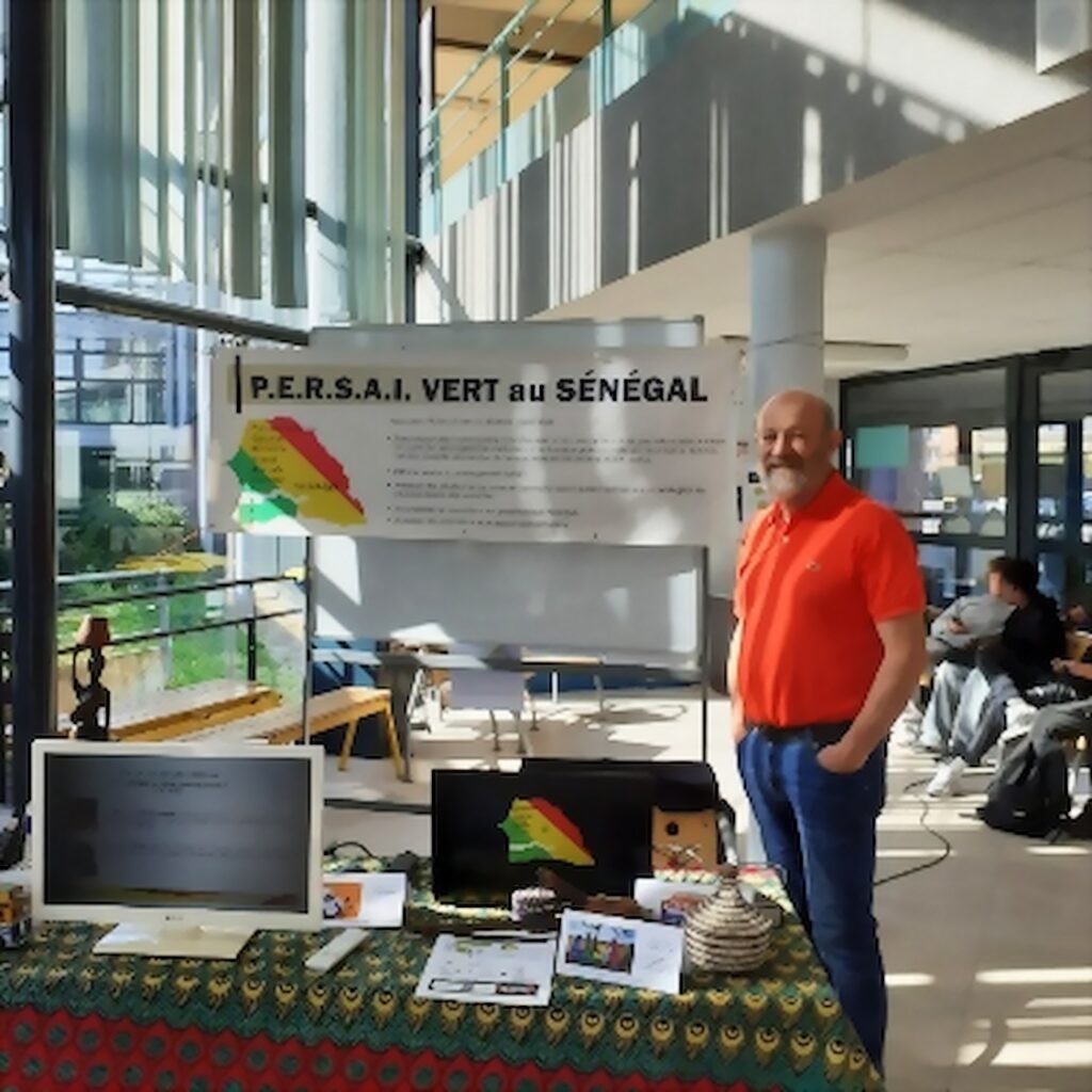 Le stand de l'association au forum de l'engagement du lycee Jean Mace