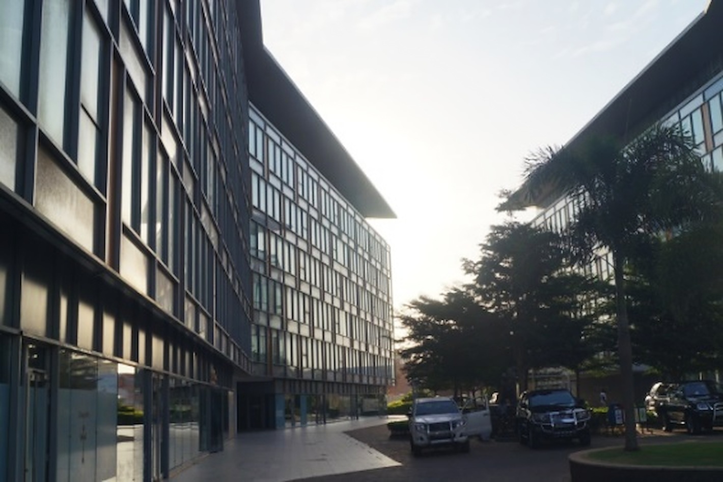 Le batiment du ministere de la Formation professionnelle a Dakar