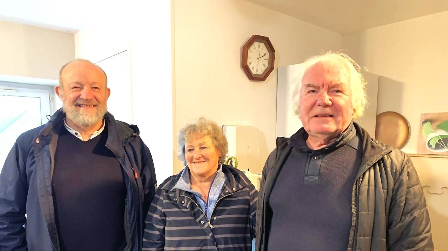 Didier Burlot, Therese Roche et Christian Le Palabe