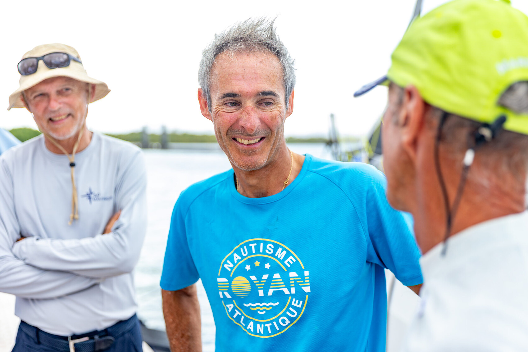 Retrouvailles des skippers a quai apres la Cap Martinique 2026